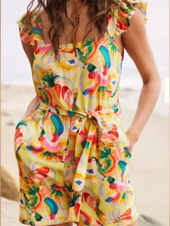FARM Rio Pants - FARM RIO x ANTHROPOLOGIE Romper